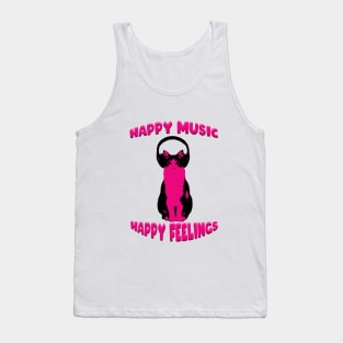 happy music happy feelings Tank Top